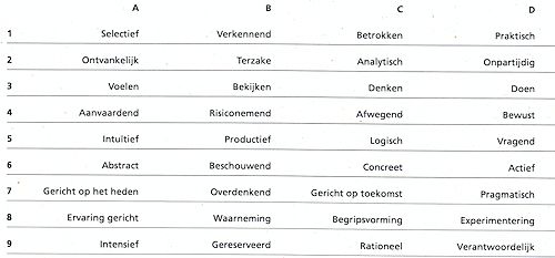 ngc leerstijlformulier